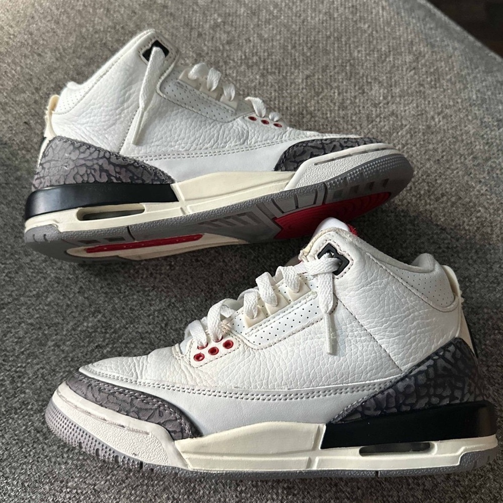 Jordan 3 White Cement GS 4.5/6 Women's